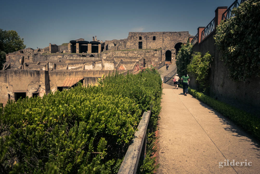 Porta Marina, une des entrée du site de Pompéi