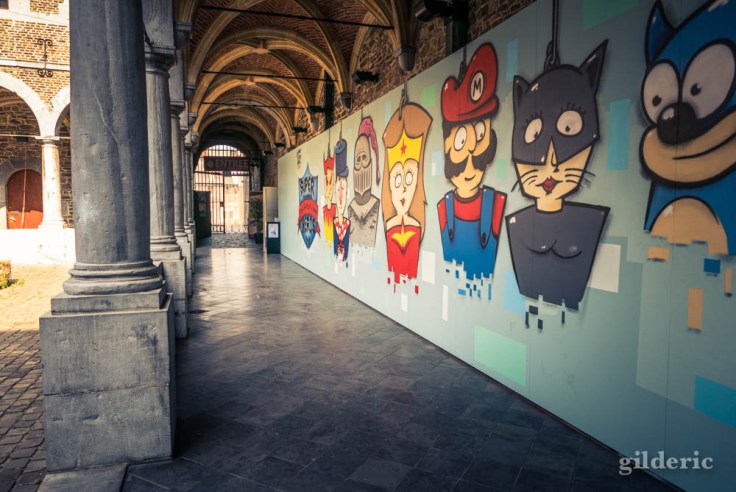 Entrée de l'expo "Super Marionnettes"