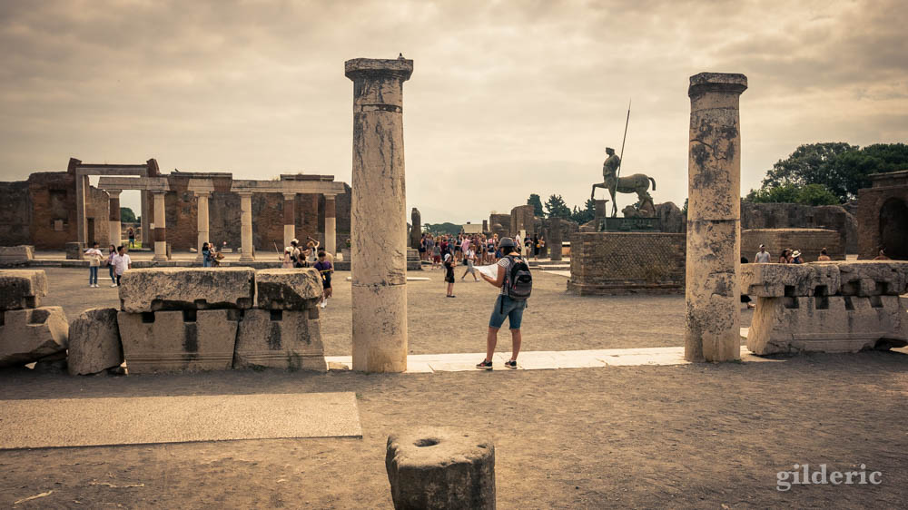 Street photography sur le forum de Pompéi