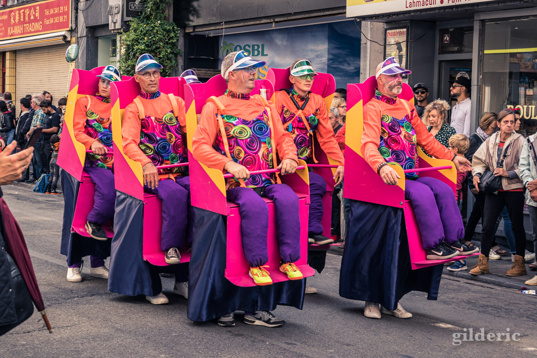 Le groupe le plus original du cortège du 15 août en Outremeuse