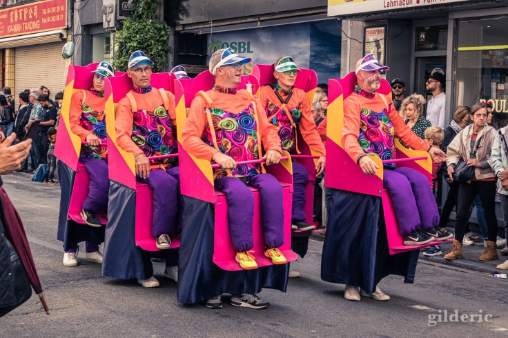 Le groupe le plus original du cortège du 15 août en Outremeuse