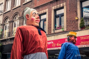 Géants de Walshoutem au cortège du 15 août à Liège