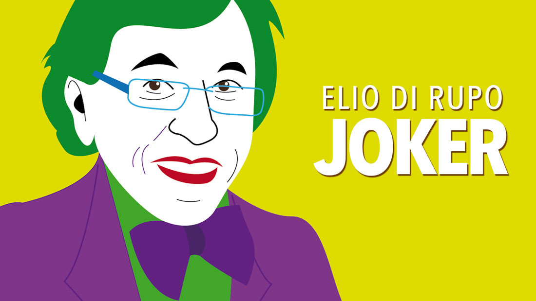 Caricature : Elio di Rupo en Joker