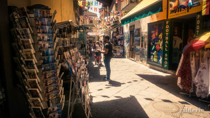 Street photography à Sorrente : attrape-touristes
