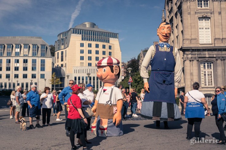 Les Géants de Messines à Liège