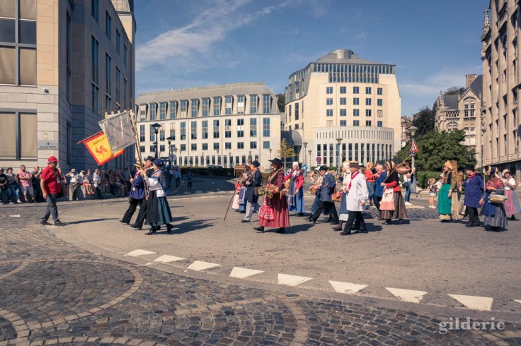 Vieux métiers de Liège (cortège des Fêtes de Wallonie à Liège)