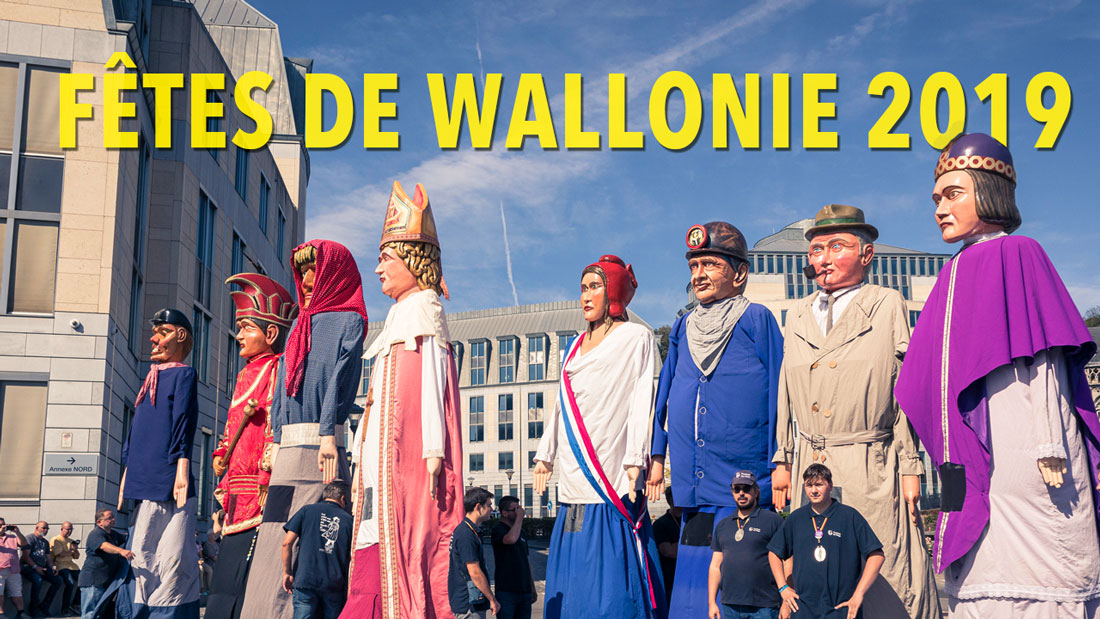 Fêtes de Wallonie 2019 : Tambours et géants
