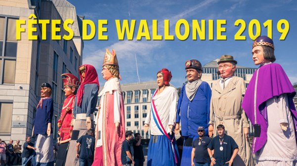 Fêtes de Wallonie 2019 : Tambours et géants