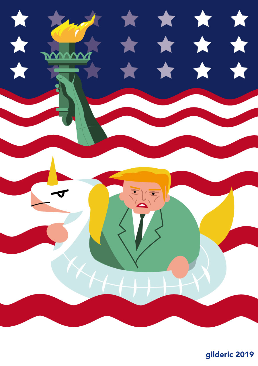 Donald Trump et le changement climatique (dessin)