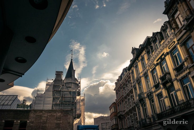 Nuages autour de la Grand Poste, Liège