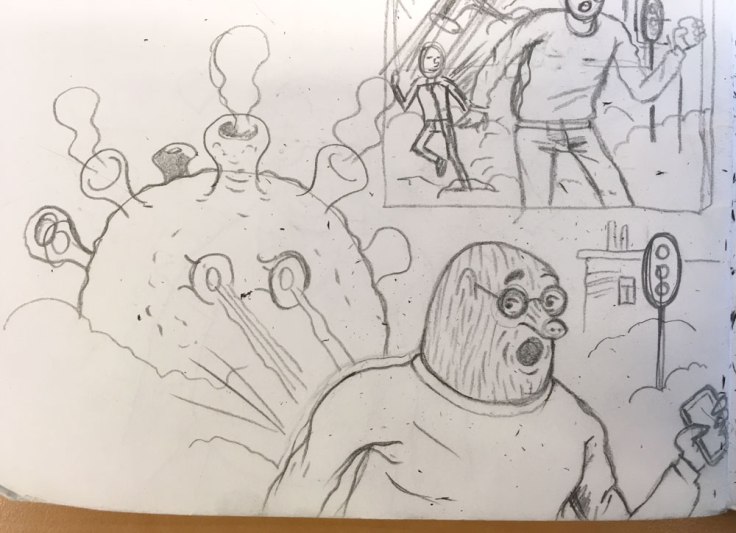 Dessiner le coronavirus : crayonné détaillé 