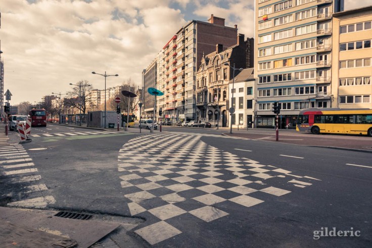 Liège Lockdown : Boulevard d'Avroy désert (street photography)