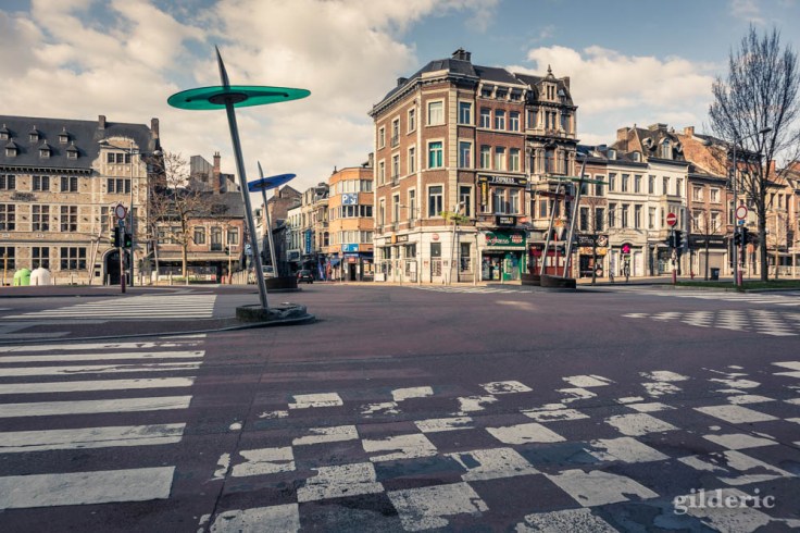 Liège Lockdown : Boulevard d'Avroy vide (street photography)