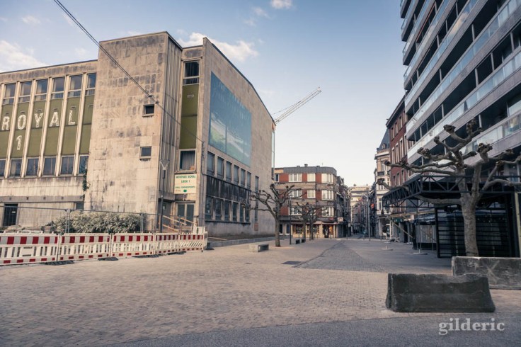 Liège Lockdown : ville à l'arrêt (suite au confinement luttant contre le coronavirus)