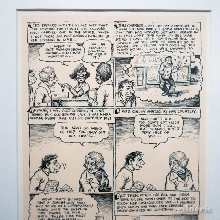 Détail d'une planche d'Alice Kominsky-Crumb