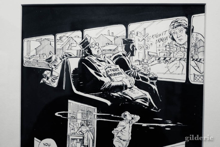 Détail d'une planche du roman graphique "To The Heart of the Storm" de Will Eisner