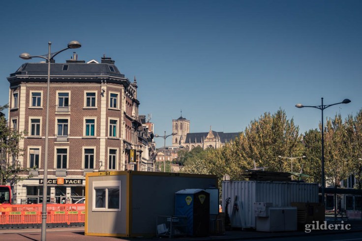 Liège, ville fantôme : Saint-Martin et le boulevard en travaux