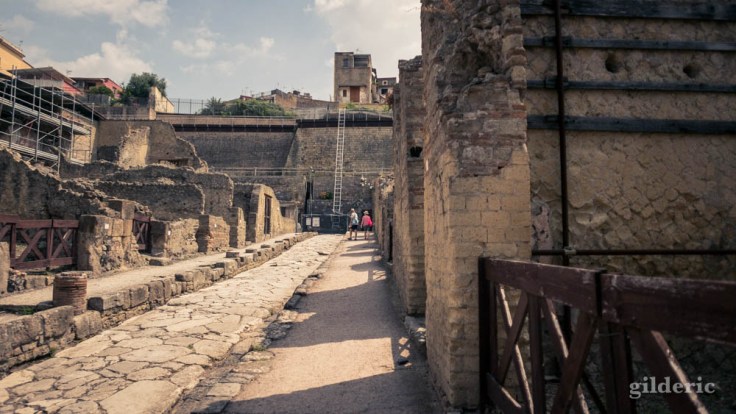 Cardo V Superiore, à Herculanum