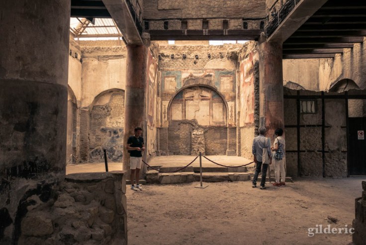 Le Sacellum dei Augustalium et ses fresques (Herculanum)