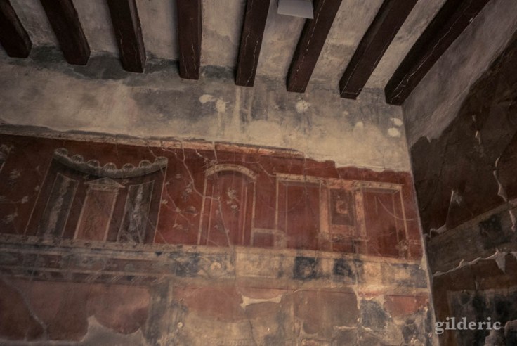 Décor mural dans la casa del Tramezzo di Legno