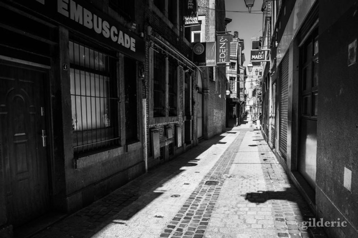 Le Carré de Liège désert sous le soleil