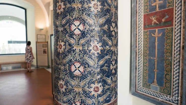 Mosaïques de Pompéi (mezzanine du Musée archéologique de Naples)