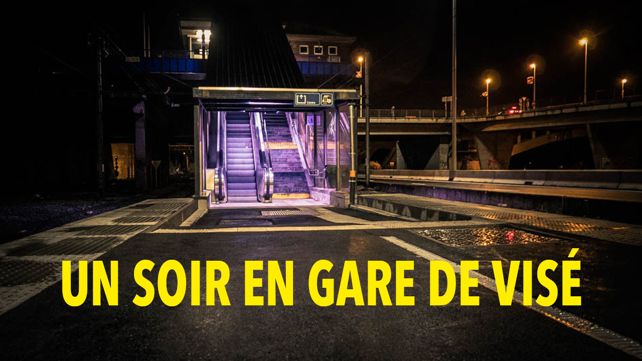 Un soir en gare de Visé : street photography