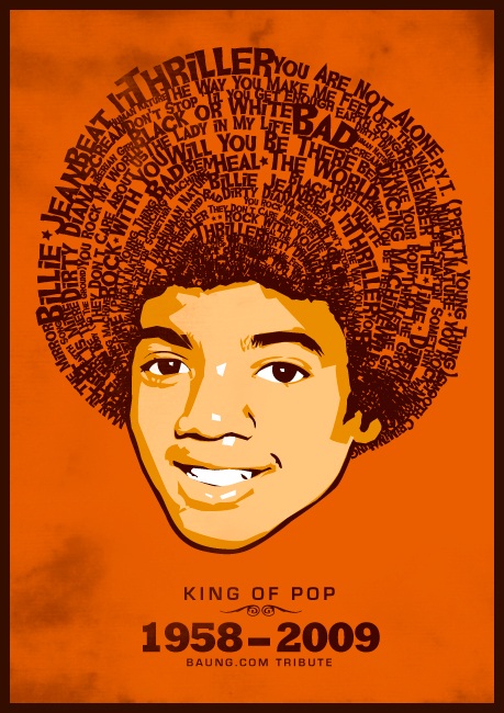 Michael Jackson In Memory (illustration vectorielle par Baung)