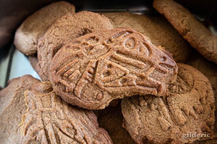 Spéculoos maison en forme de Millenium Falcon (Star Wars)