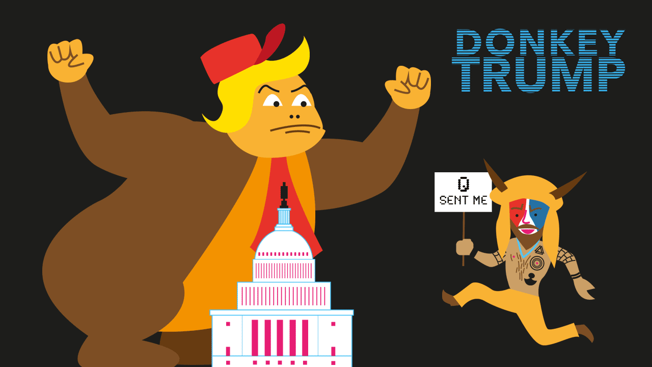 Donkey Trump au Capitole : une parodie animée