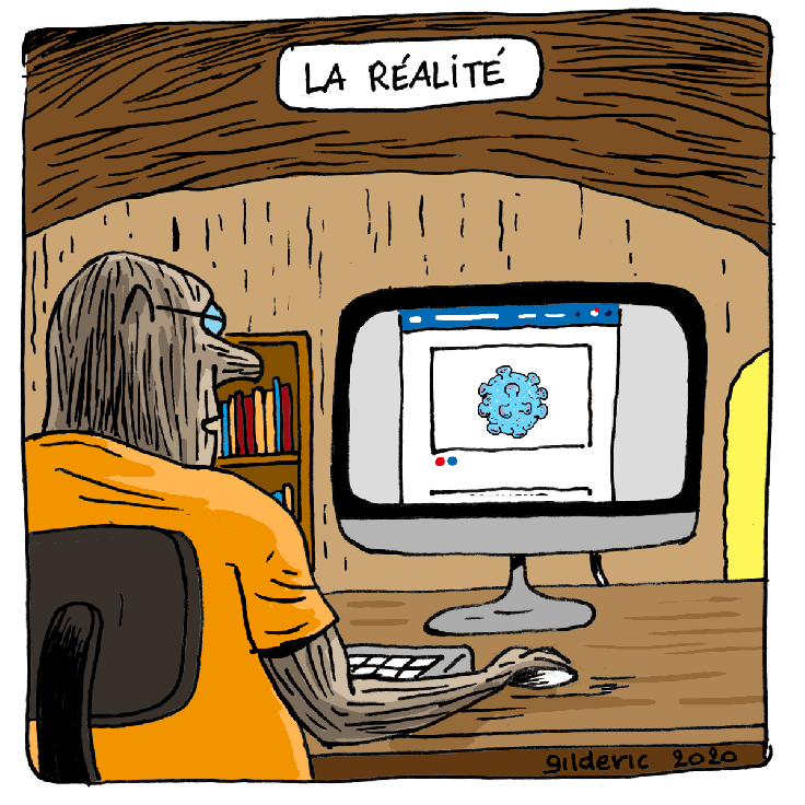Comment s'occuper quand on est confiné : la réalité (dessins)