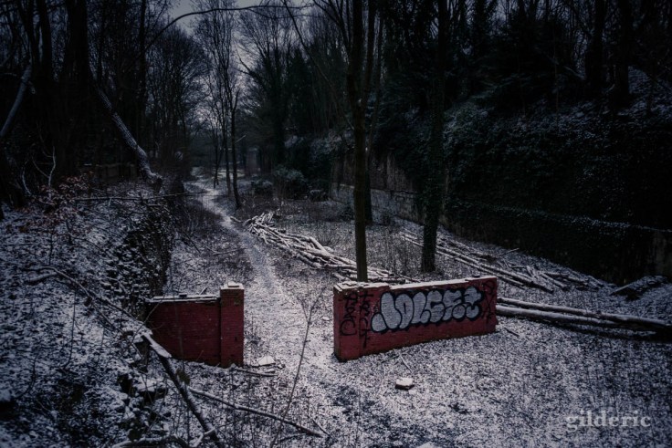 Street art sous la neige au fort de la Chartreuse