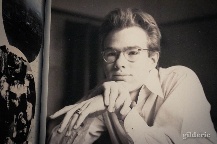 Andy Warhol jeune (portrait photo à l'expo à Liège)