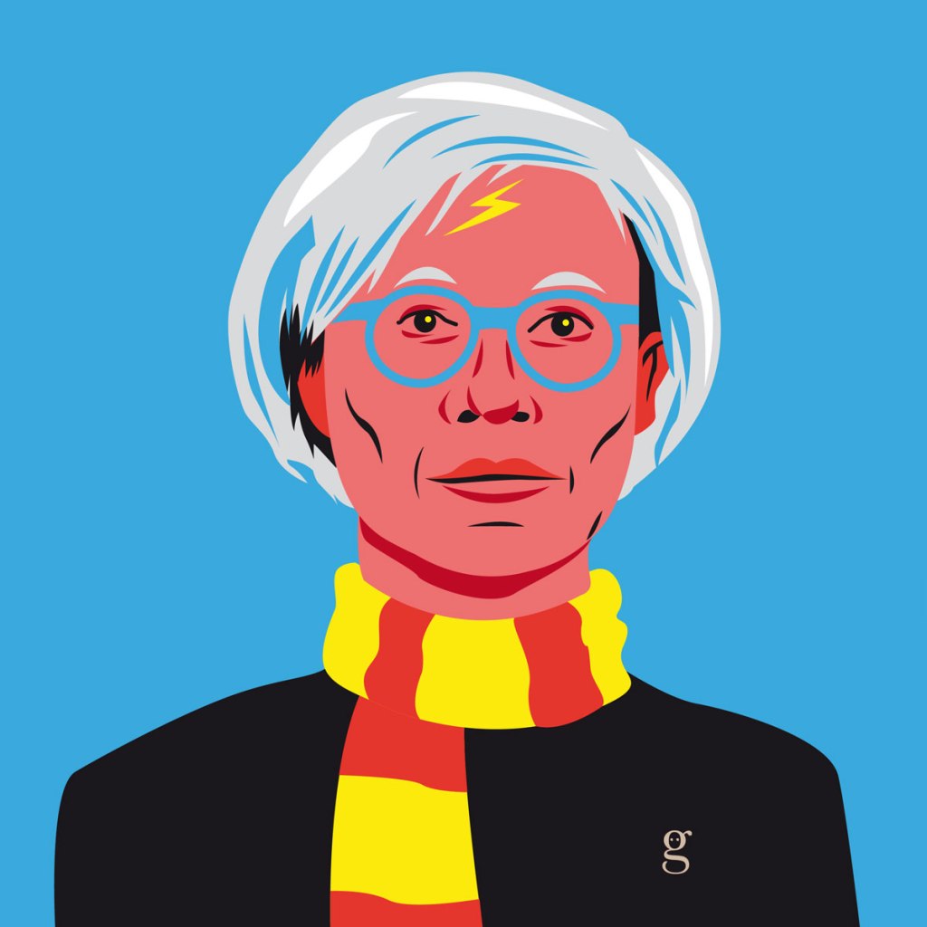 Mashup Andy Warhol x Harry Potter (vector illustration) - variante 1