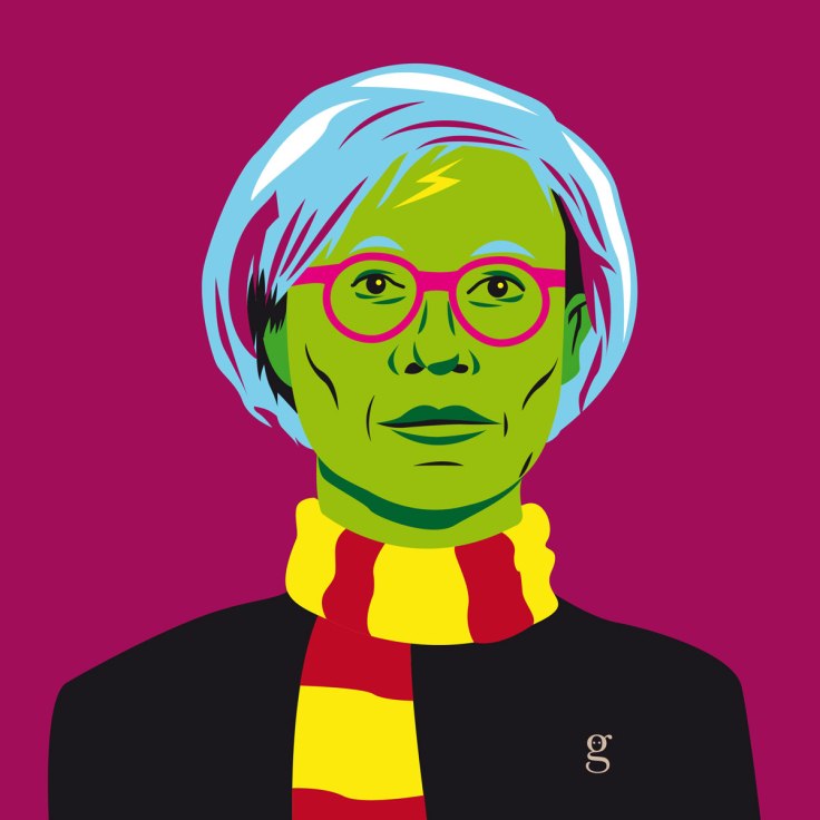 Mashup Andy Warhol x Harry Potter (vector illustration) - variante 3