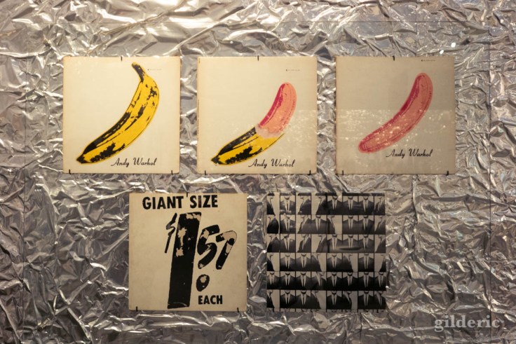 Pochette du Velvet Underground, par Andy Warhol (la Boverie, Liège)