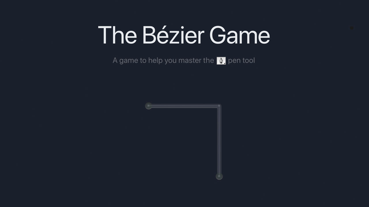 The Bézier Game : un jeu pour maîtriser l'outil Plume et débuter en vectoriel