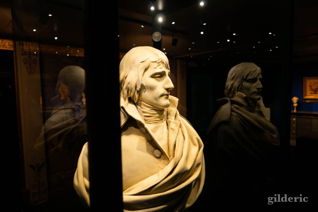 Expo Napoléon : buste de Napoléon Bonaparte (et reflets)