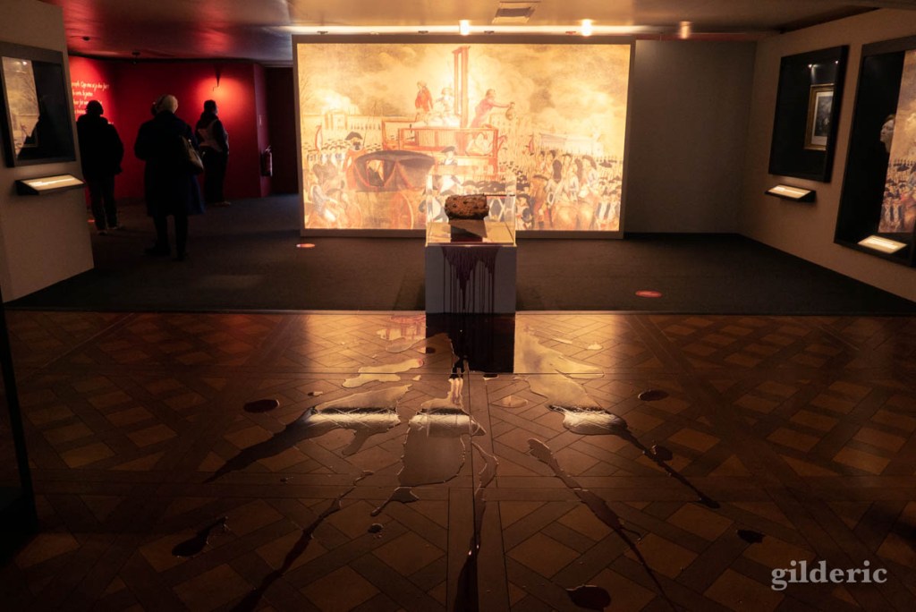 Expo Napoléon : au-delà du mythe, gare de Liège-Guillemins : scénographie de la Révolution française