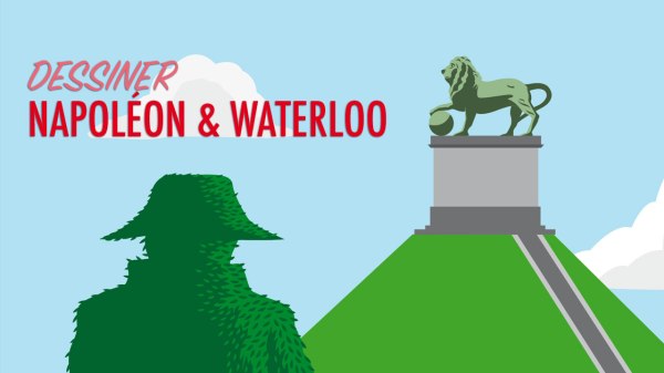 Dessiner Napoléon et Waterloo : de la vidéo au poster