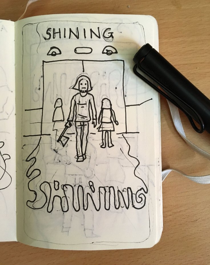 Poster Shining : premier concept 