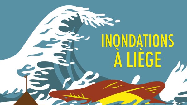 Inondations à Liège : dessins et photos