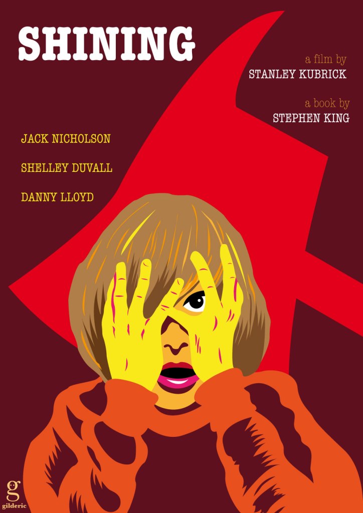Poster alternatif Shining - Variant Danny -vector illustration