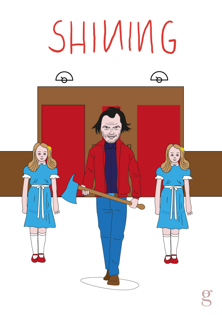 Affiche alternative Shining - WIP - vector sketch