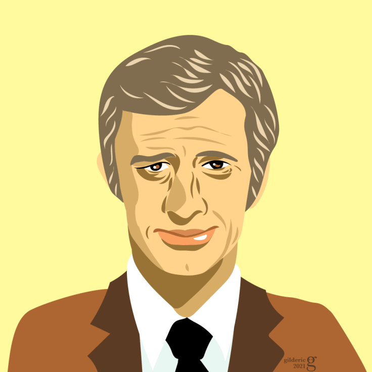 Jean-Paul Belmondo : portrait (illustration vectorielle)