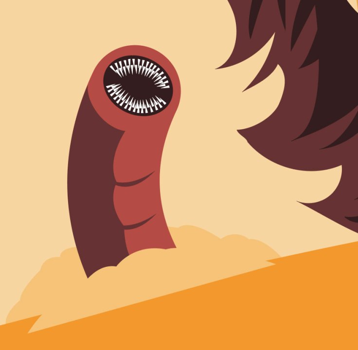 Shai-Hulud, le ver des sables géant de Dune