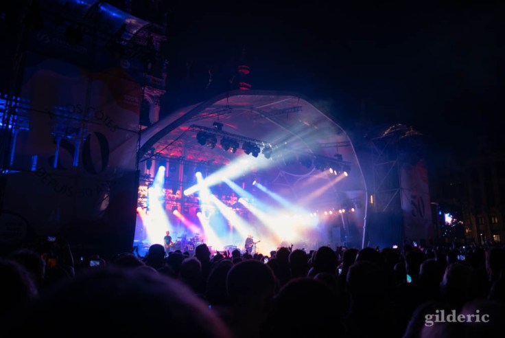 Concert d'Indochine sur la Grand-Place de Bruxelles