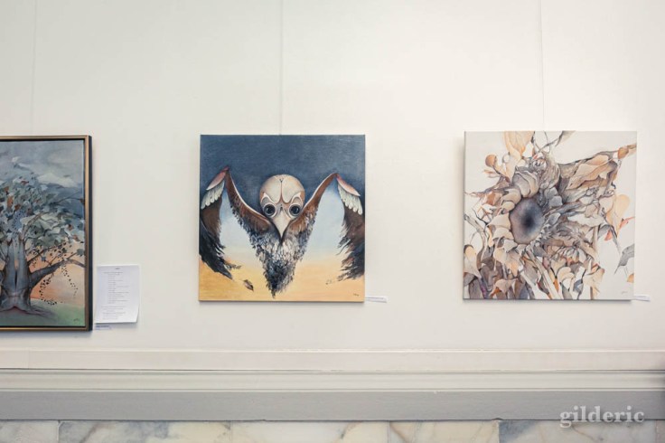 Peintures de Sabine Van op den Bosch exposées à Spa (galerie Prince de Condé)