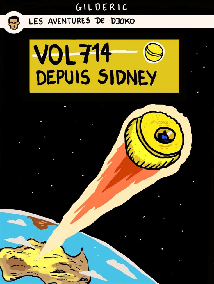 Vol 714 depuis Sidney - les aventures de Djoko (parodie)