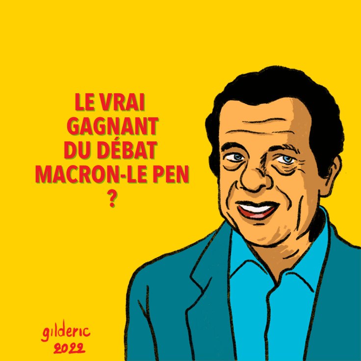 Gérard Majax, le vrai gagnant du débat Macron-Le Pen ? - dessin humour